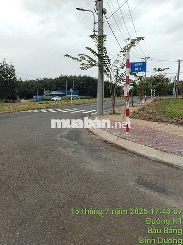 Lô đất 2 mặt tiền rẻ nhất Lai Uyên Bàu Bàng BD 100m2 full thổ cư