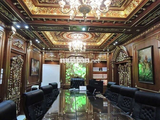 Biệt thự 2 mặt tiền 180m2 Lê Đức Thọ 5 tầng+hầm thang máy NT cao cấp