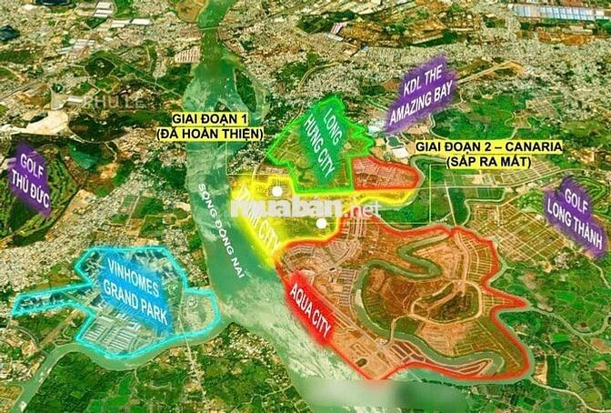 gia đình cần bán lô đất Long Hưng 2 mặt tiền, kế bên dự án Aquacity