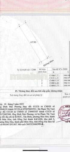 ĐẤT MẶT TIỀN NGUYỄN THÀNH ĐỒNG BIÊN HOÀ