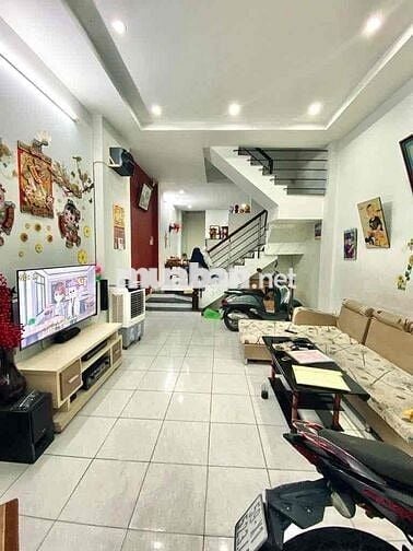 NHÀ 3 TẦNG - 56M2 - NỞ HẬU - HẺM Ô TÔ THÔNG - LÊ VĂN QUỚI - 5TỶ29