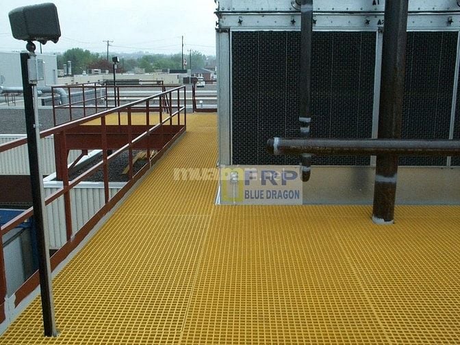 Tấm sàn nội thất sàn đi lại trong khu công nghiệp