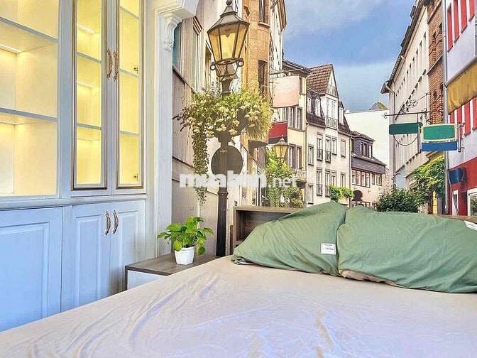 Cho thuê căn hộ 1Pn rộng hơn 42m2 - Balcony - chợ Tân Định - cầu Kiệu