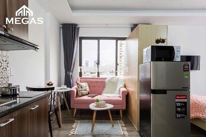 CĂN HỘ STUDIO CỬA SỔ BAN CÔNG FULL NỘI THẤT NGAY LOTTE MALL LIỄU GIAI