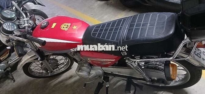 Xe mô tô SYM Wolf 125 năm 2010 màu đỏ rin 90%