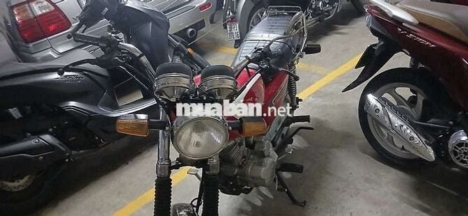 Xe mô tô SYM Wolf 125 năm 2010 màu đỏ rin 90%