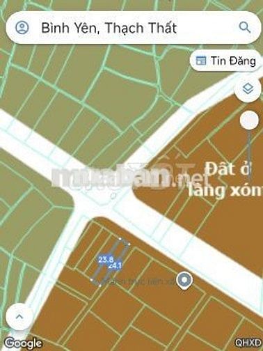 Mình CHÍNH CHỦ gia đình có việc bán mảnh đất 117m2 Thạch Thất, Hà Nội.