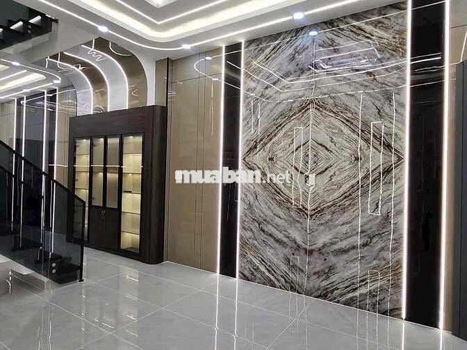 Nhà Đẹp 4 Tầng — Gần Luỹ Bán Bích Hoà Bình HL2 4x14 Hướng Nam