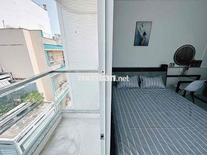 Tách bếp ban công full nội thất