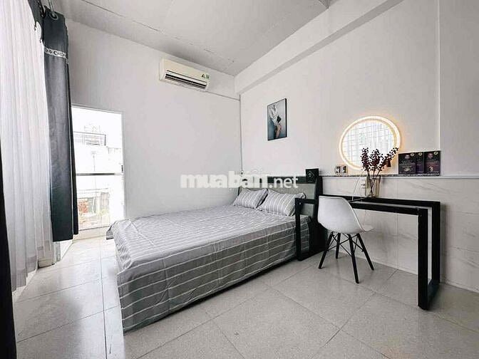 Tách bếp ban công full nội thất