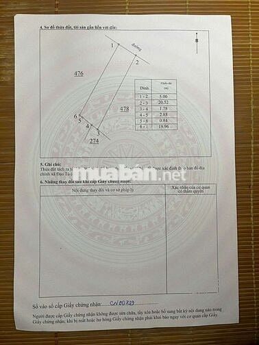 Còn 2 Lô cuối chính chủ đất Thôn Cõi , Tam Dương - Phú Thọ