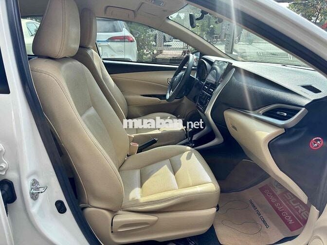 Toyota Vios G màu trắng 2020 xe gia đình zin chất