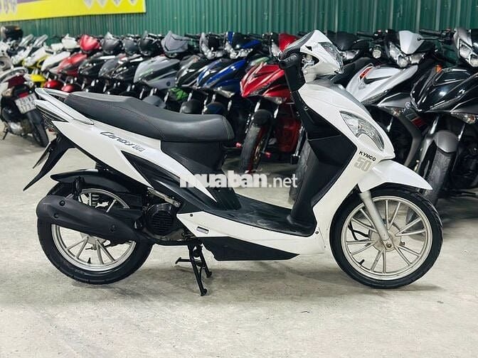 XE MÁYTHANH TÙNG_KYMCO CANDY 50CC MÀU TRẮNG ZIN