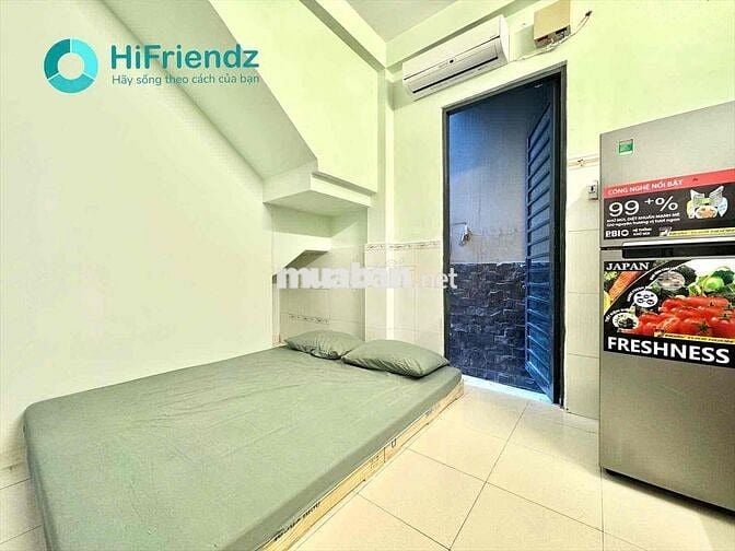 SIÊU PHẨM STUDIO FULL NỘI THẤT BAN CÔNG THOÁNG MÁT PHÙ HỢP Ở 1-3 NGƯƠI