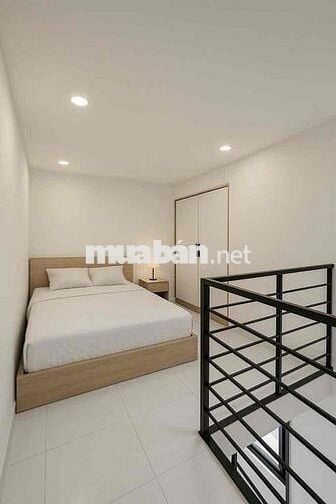 Căn hộ 1 trệt 1 lửng Máy giặt riêng full nt mới xây