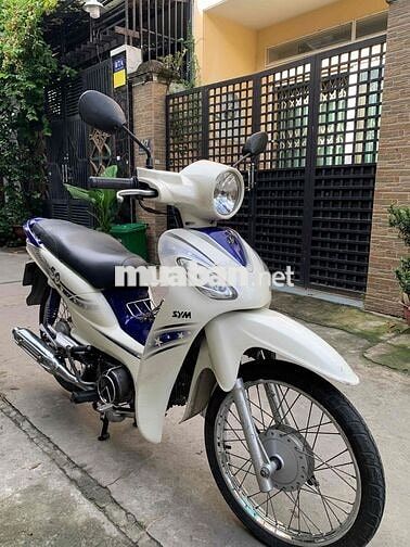 SYM Angela 50cc xanh trắng Zin100% bs.Tp đẹp 95%