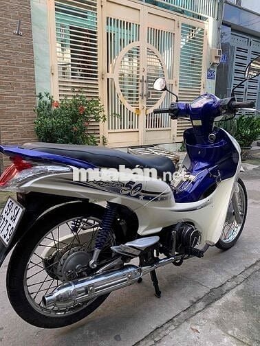 SYM Angela 50cc xanh trắng Zin100% bs.Tp đẹp 95%