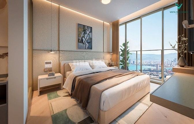 Xem pháo hoa Quốc tế tại căn hộ Vista Residence Đà Nẵng, 76m2,tầng cao