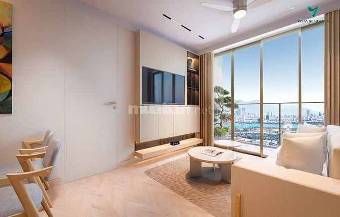 Xem pháo hoa Quốc tế tại căn hộ Vista Residence Đà Nẵng, 76m2,tầng cao