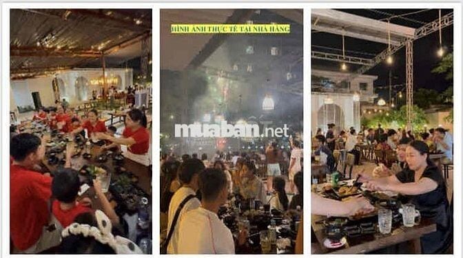 Sang nhượng mặt bằng đang kinh doanh nhà hàng