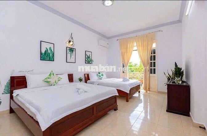 Cho Thuê Nhà Villa Khu Á Châu Cách Biển Bãi Sau 300m:30tr Thương Lượng