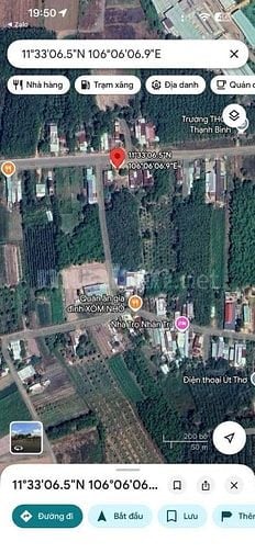 Bán đất mặt tiền, 11x70m, thổ cư 100m2, sổ đỏ đầy đủ