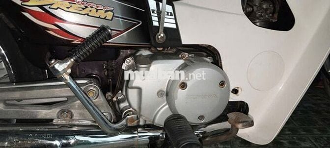 Xe máy Honda Super Dream 2009 màu nâu trắng