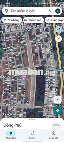 BÁN NỀN ĐẸP CHÍNH CHỦ KHU DÂN CƯ ĐÔNG PHÚ