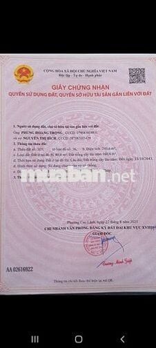 9 CHỦ (8x30=240m2) SHR, lộ 22m, sát trường chợ, vincom, KDL, Buôn bán