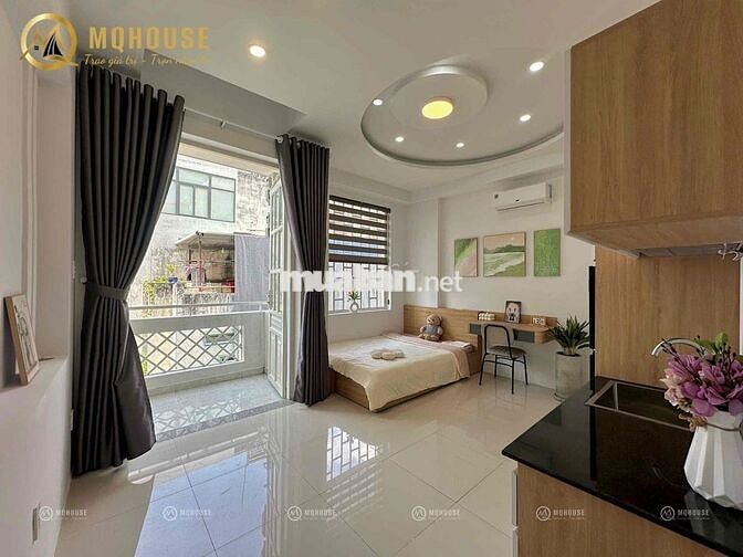 CĂN HỘ BAN CÔNG SIÊU THOÁNG FULL NỘI THẤT MÁY GIẶT RIÊNG NEW 100%