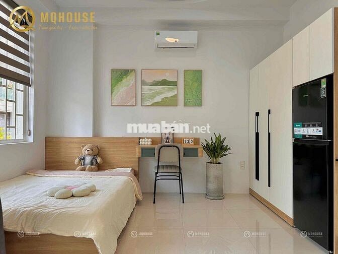 CĂN HỘ BAN CÔNG SIÊU THOÁNG FULL NỘI THẤT MÁY GIẶT RIÊNG NEW 100%