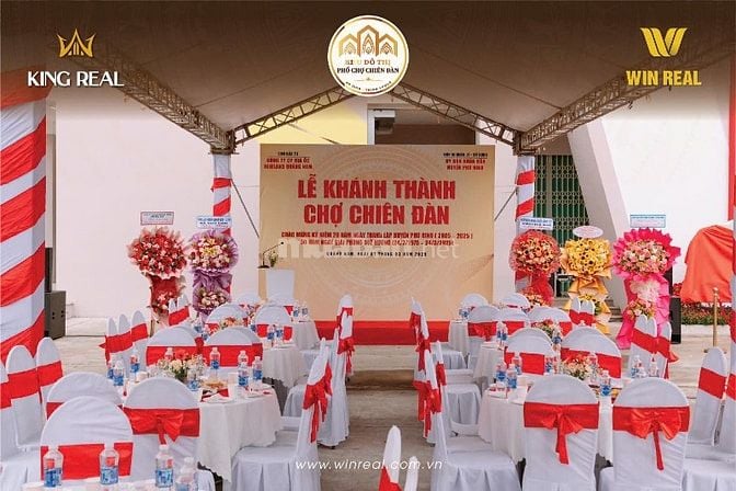 Chỉ 580 triệu (30%) sở hữu ngay lô đất tại khu Phố chợ Chiên Đàn, CK đ