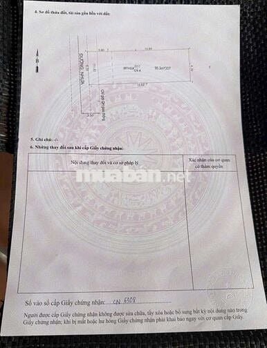 Đất (ngang 6,3m)Đông Thành phường Tân Đông Hiệp Tp Dĩ An