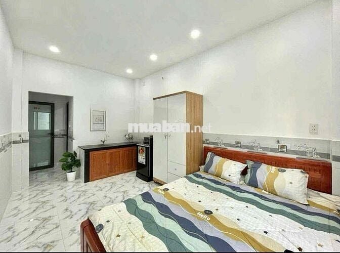 phòng studio full nội thất rộng 25m2 gần ĐH IUH , ĐH Van Lang