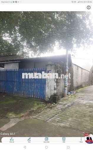 BÁN LÔ ĐẤT CÓ NHÀ CẤP 4 10X17 HẺN XE TẢI SÁT MẶT TIỀN CÂY DA TIỆN XÂY
