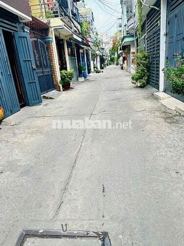 Nhà hxh 1025 CMT8, 3.5x15m, 2 lầu ST , 4pn máy lạnh giá 16tr