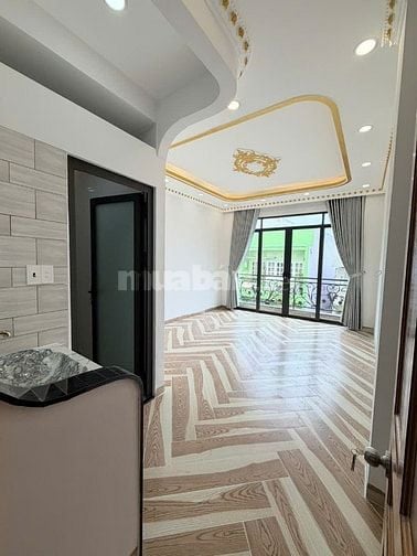 Nhà đẹp mới xây đường Bà Hom, Quận 6 (4x15m) Trệt 3 lầu, sân thượng
