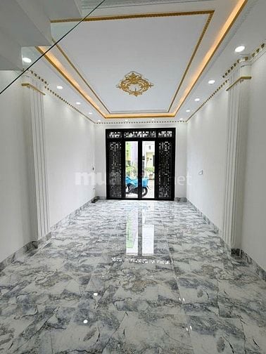 Nhà đẹp mới xây đường Bà Hom, Quận 6 (4x15m) Trệt 3 lầu, sân thượng