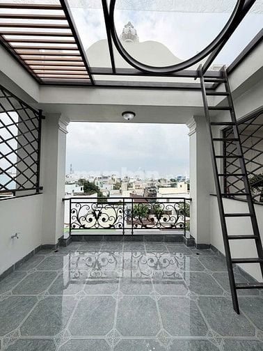 Nhà đẹp mới xây đường Bà Hom, Quận 6 (4x15m) Trệt 3 lầu, sân thượng