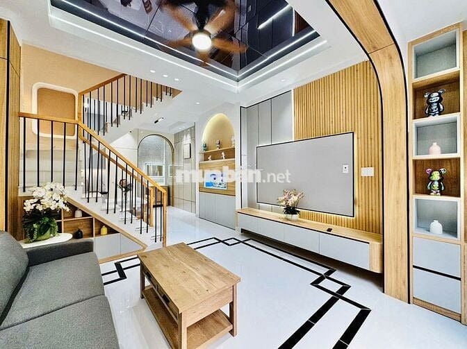 NHÀ PHỐ ĐẸP TRỤC ĐƯỜNG PHẠM VĂN CHIÊU, P9, GV, HCM 36M2 (4X9) 4.6 TỶ