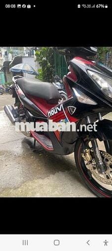 Xe máy Yamaha Nouvo 4 màu đen đỏ, đời 2012