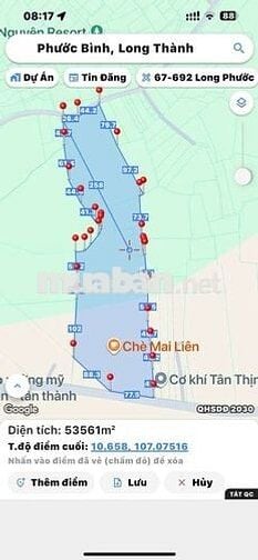 BÁN LÔ ĐẤT PHƯỚC BÌNH ,ĐỒNG NAI ,DT 5,3/heta , có 300m2 đất ở