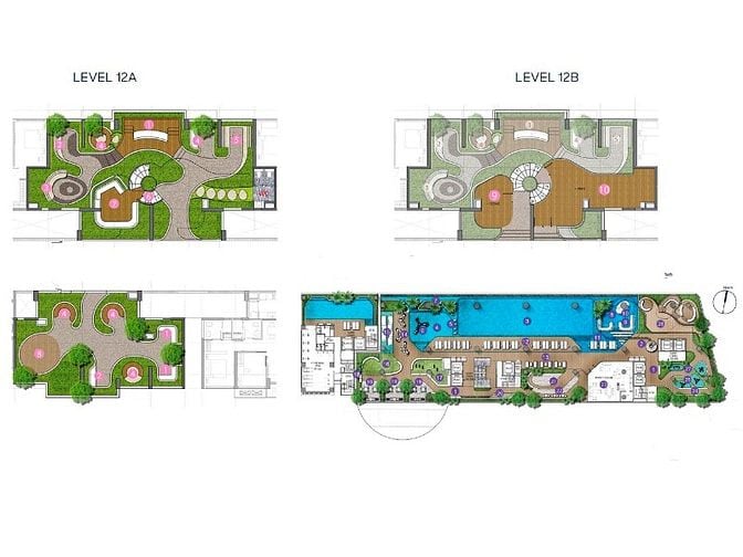 Căn hộ bán tại Q2 Thảo Điền view đẹp gồm 1 phòng ngủ có diện tích 44m2