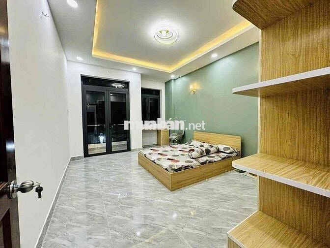 Nhà Mới Sân Đậu Ôtô Hẻm Tải Quay Đầu DT 4x17 1Trệt 1Lầu 2Pn 3Wc