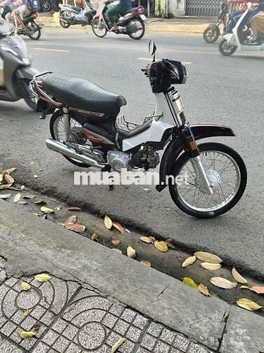 Xe máy Honda Dream màu nâu trắng