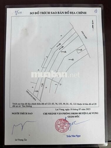 Bán đất 2 mặt giáp lộ và sông lớn, Xã Tân Dương, Lai Vung, Đồng Tháp