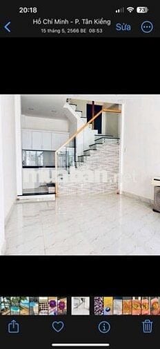 Nhà bán mặt tiền hẻm 54 đường số 37 Tân Kiểng