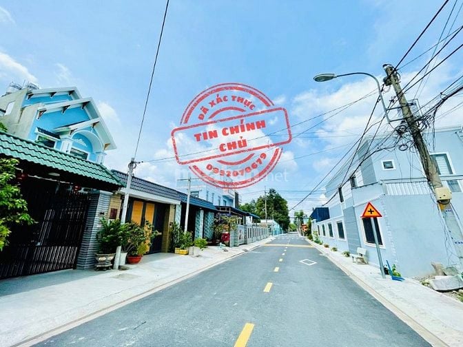 Lô đất cực đẹp 216m2 thổ cư sổ hồng riêng, ngay thị trấn Củ Chi, 680tr