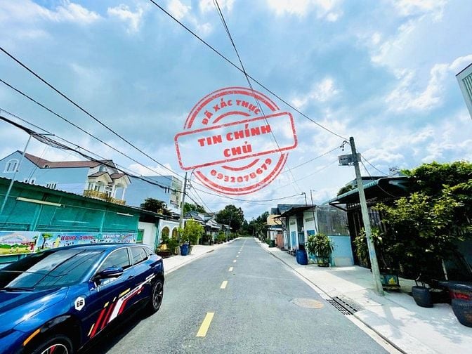 Lô đất cực đẹp 216m2 thổ cư sổ hồng riêng, ngay thị trấn Củ Chi, 680tr