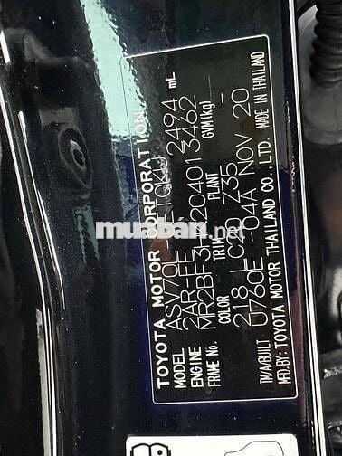 Toyota Camry 2020 2.5Q - 48000 km xe HÃNG BH 1 năm